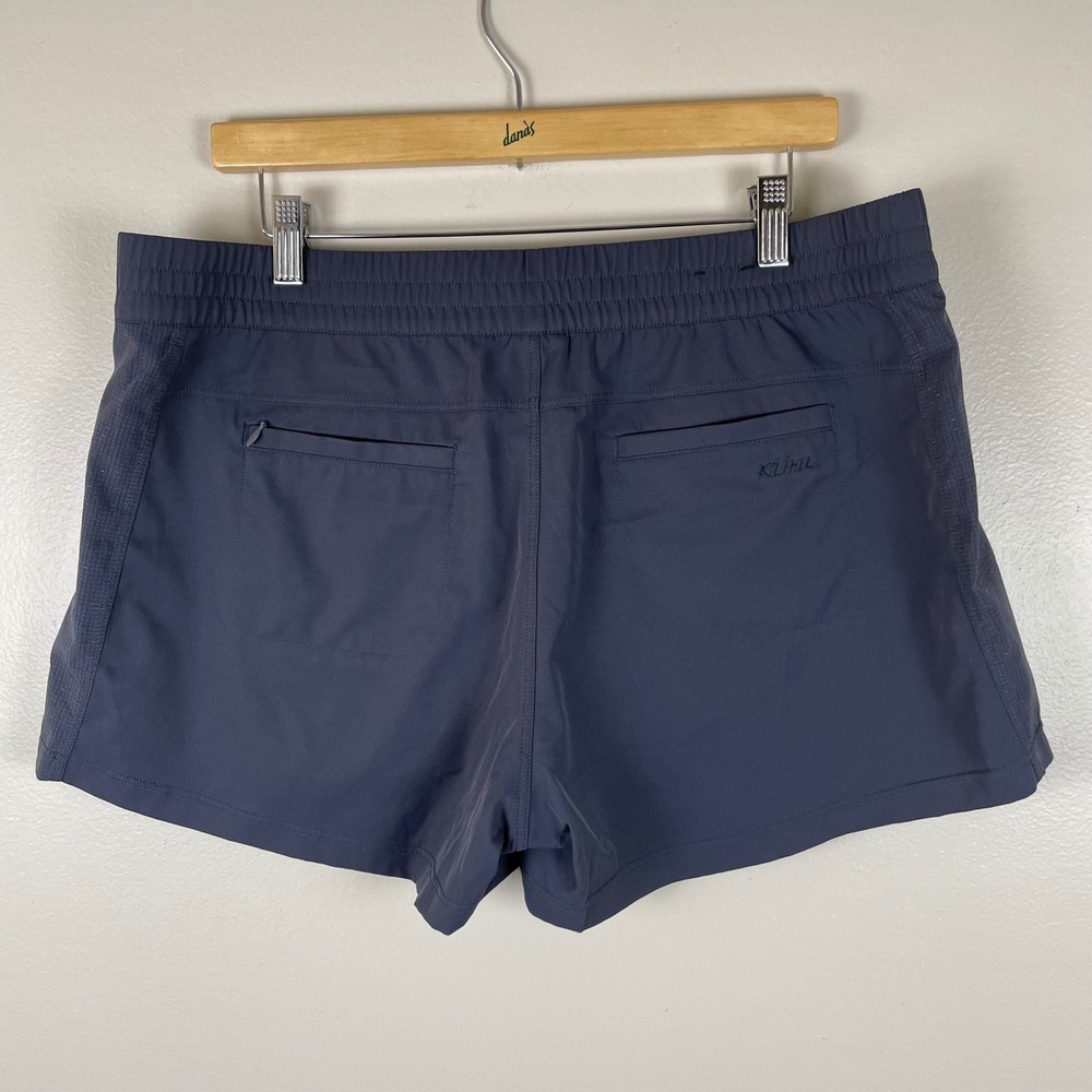 KUHL Women's XL Shorts Gray Hiking Athletic Mesh Side Panels Pull On - Picture 2 of 11